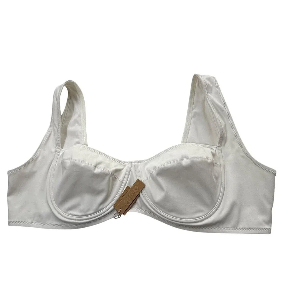 SKIMS Shaping Swim Underwire Top +‎ Dipped Bikini Set Marble Gunmetal 4X